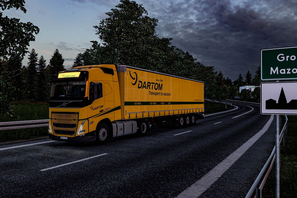 Wirtualny Dartom w grze Euro Truck Simulator 2