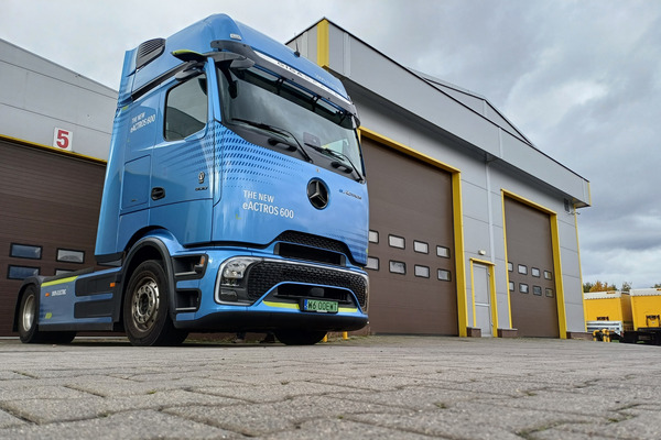 Elektryczny eActros 600 na testach w Dartomie